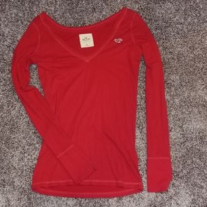 LS hollister shirt, m